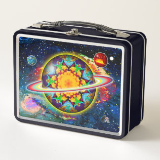 Zargon Orbz Metall-Lunchbox Metall Brotdose