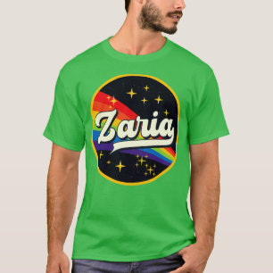 Zaria-Regenbogen im Vintagen Stil T-Shirt