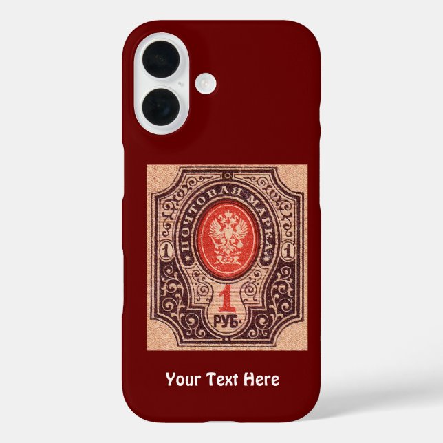Zarist Russland Postage Case-Mate iPhone Hülle (Rückseite)
