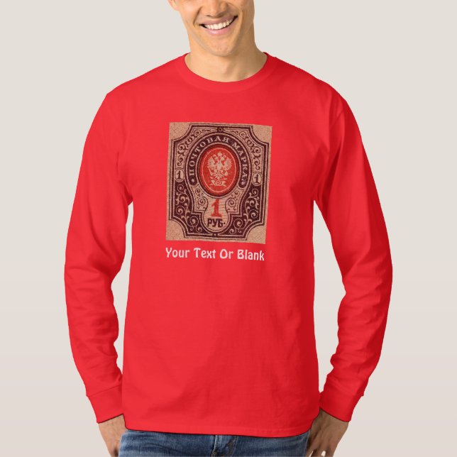 Zarist Russland Postage T-Shirt (Vorderseite)