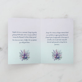 Zart singende Meise Karte