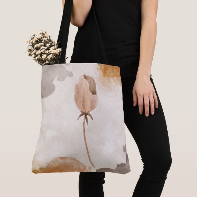 Zarte Aquarell-Blumenillustration (Von Nahem)
