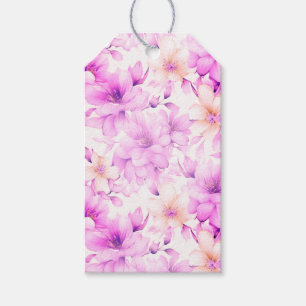 Zarte Aquarell-Rosenblüten Geschenkanhänger