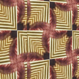 zarte Aura violett goldene geometrische Fantasie Tapete