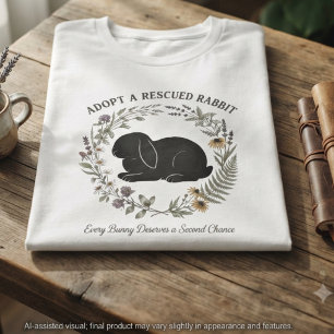 Zarte Erdige Botanische Rettung Hase Tri-Blend Shirt