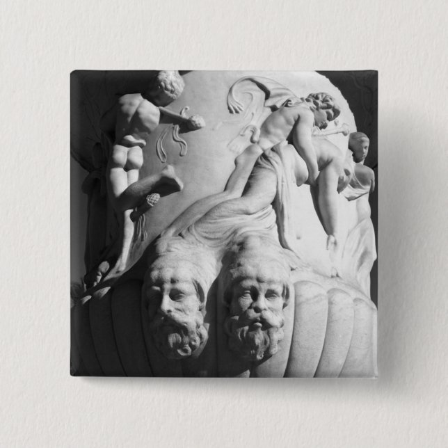 Zarte Knopf-grafisches klassisches Button (Vorderseite)