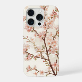 Zarte rosa Kirschblütenzweige iPhone 15 Pro Hülle