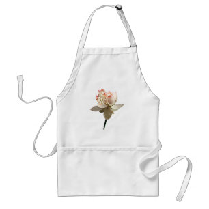 Zarte rosa Lotus Schürze