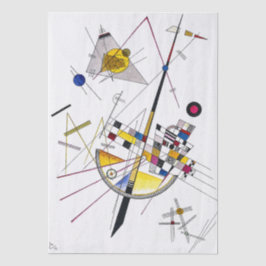 Zarte Spannung #85 - Kandinsky-Decoupage Seidenpapier