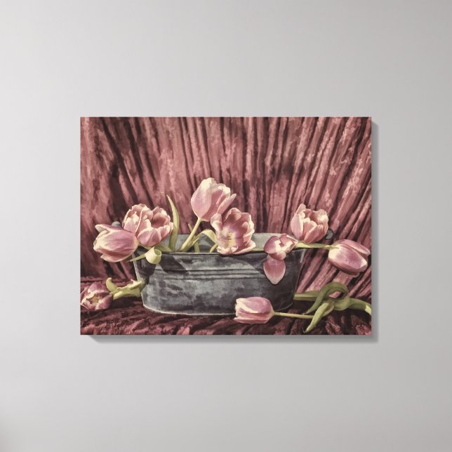 Zarte Tulpen Leinwanddruck (Vorderseite)
