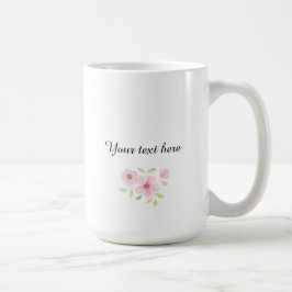 Zarte Wasserfarben-Wildblumen Kaffeetasse