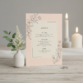 Zarte Wildblumen-Hochzeit Elfenbeinweiß ID1102