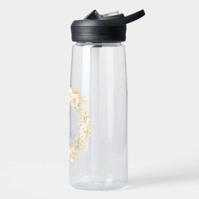 Zarter Blumenkranz Trinkflasche (Links)