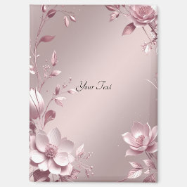 Zarter rosa Blumenmagnet Magnet