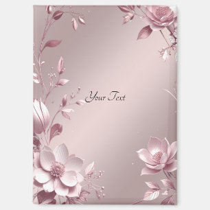 Zarter rosa Blumenmagnet Magnet