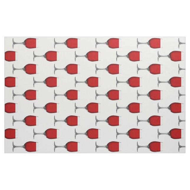 Zarter Wein Glas Chic Baumwolle (56" Breite) Stoff (Fat Quarter (45,7 x 55,9 cm))