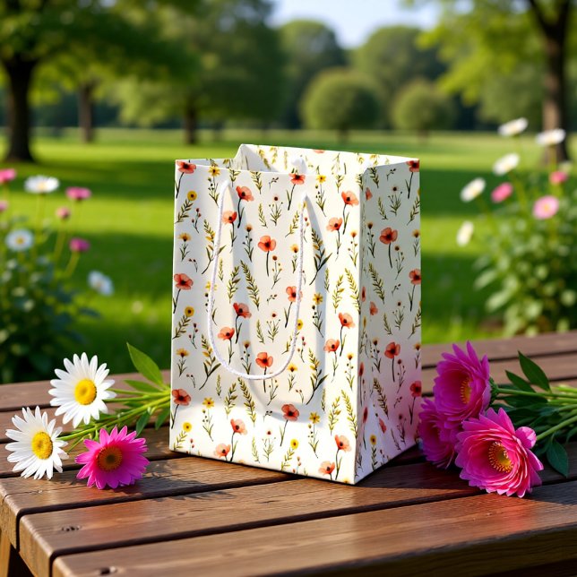 Zartes Blumen-Geschenktüte Mittlere Geschenktüte (Von Creator hochgeladen)