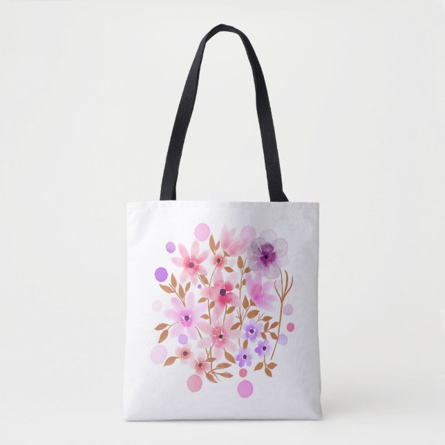 Zartes Blumenbouquet-Wasserfarb-Ästhetik (Vorderseite)
