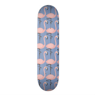Zartes Flamingo-Muster Skateboard