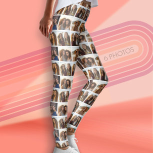 Zartes Foto-Gitter mit 6 Fotos Leggings