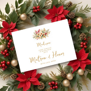 Zartes Glamour-Christmas-Blumenflor-Matron-Ehre-Go