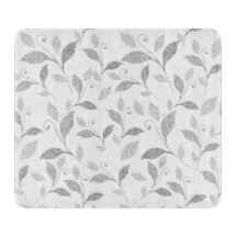 Zartes, texturiertes Grauglas, Blütenglas