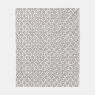 Zartes Vintage-Muster Fleecedecke