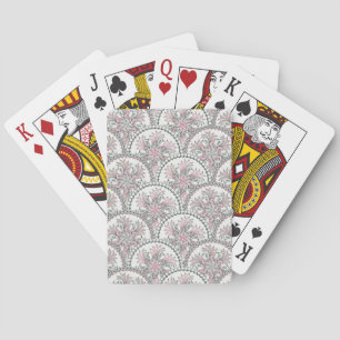 Zartes Vintage-Muster Spielkarten
