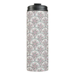 Zartes Vintage-Muster Thermosbecher