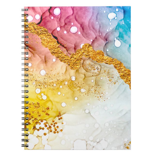 Zärtlichkeit in Pastellfarben. Einzigartige Kreati Notizblock (Vorderseite)