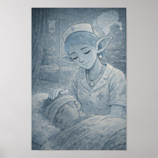 Zärtlichkeit / Krankenschwester / Krankenhaus Poster