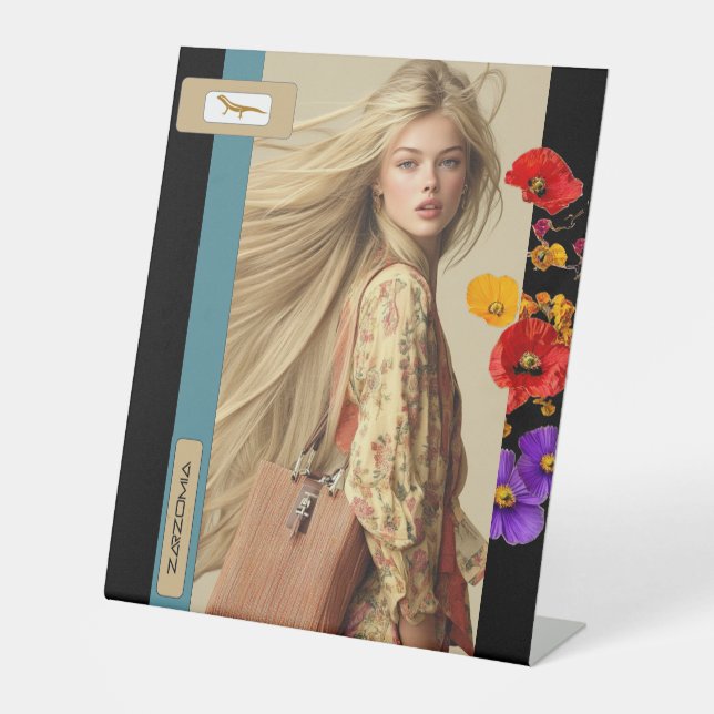 ZARZOMIEN PEDESTALES SIGN SOCKELSCHILD (Vorderseite)