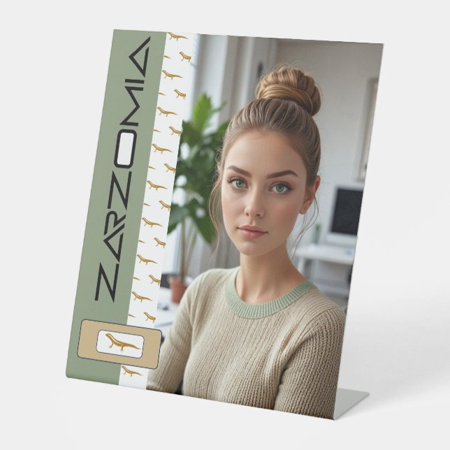 ZARZOMIEN PEDESTALES SIGN SOCKELSCHILD (Vorderseite)