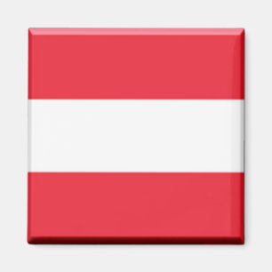 zAT001 AUSTRIAN FLAG, Österreich, Kühlschrank Magnet