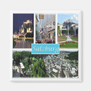 zAT008 SALZBURG Österreich - Kühlschrank Magnet