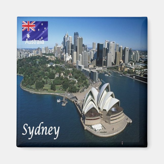 zAU026 SYDNEY Australien, Opernhaus, Kühlschrank Magnet (Vorne)