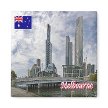 zAU042 MELBOURNE, Queens Bridge, Australien, Kühls