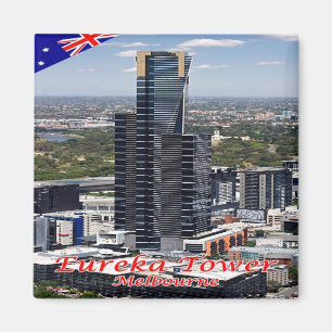 zAU055 MELBOURNE, EUREKA TOWER, Australien, Kühlsc Magnet