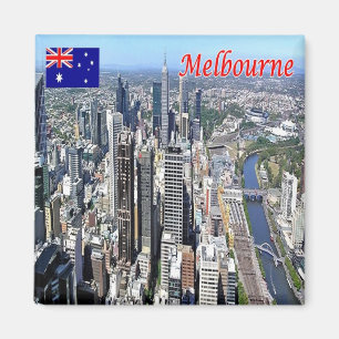 zAU058 MELBOURNE, Luftfahrt, Australien, Kühlschra Magnet