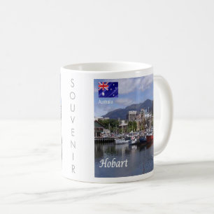zAU096 HOBART, Hafen, Australien, Ozeanien, Kaffeetasse