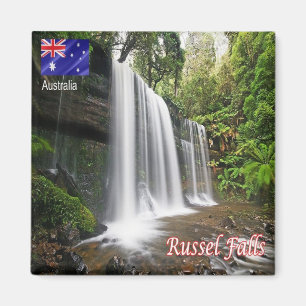 zAU108 RUSSEL FALLS, Australien, Ozeanien, Kühlsch Magnet