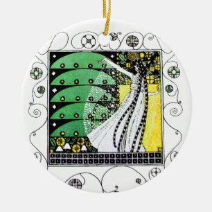 ZAUBER DES FRÜHJAHRES KERAMIK ORNAMENT