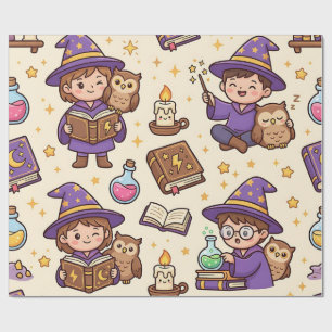 Zauber-Eule-Fantasy-Geschenkpapier Geschenkpapier