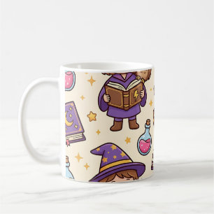 Zauber-Eulen-Magic-Mug – Süßes Fantasy-Muster Kaffeetasse