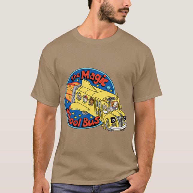 Zauber-Schulbus Mädchen T-Shirt (Vorderseite)
