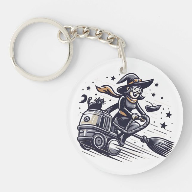 Zauber Stiefel: Ein Hochgeschwindigkeits-Halloween Schlüsselanhänger (Vorderseite)