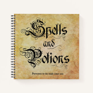 Zauber und Potions SpiralNotebook Notizbuch