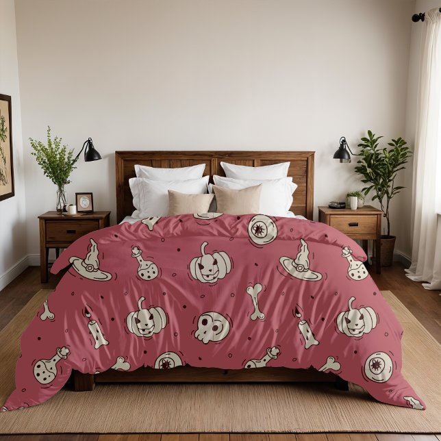 Zauber und Skelette Halloween Fleece Blanket (Von Creator hochgeladen)