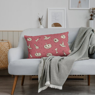 Zauber und Skelette Halloween-Kissen Lendenkissen