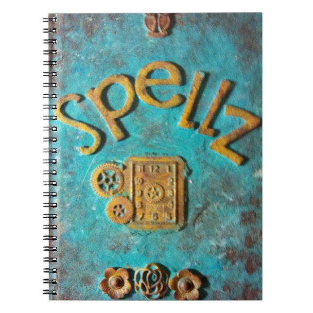 Zauberbuch der Sprüche Journal Notizbuch Notizblock (Vorderseite)